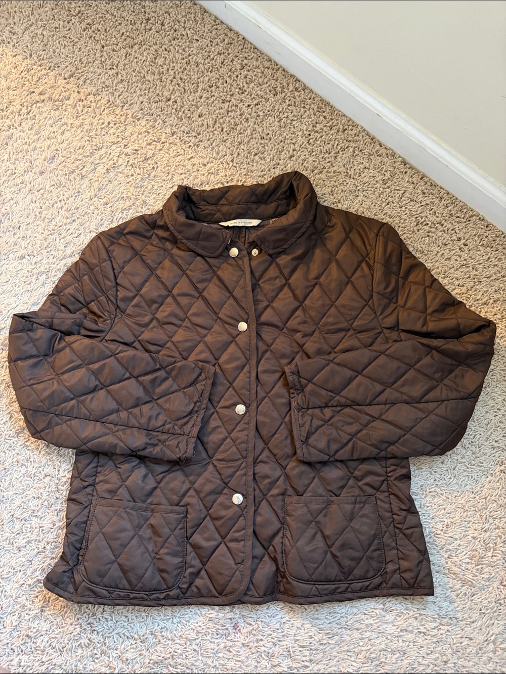 Burberry Brown Quilted Vintage Jacket